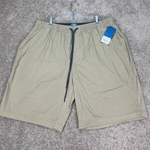 The Foundry Supply Co. Young Mens 2XLT British Khaki Drawstring Shorts NET